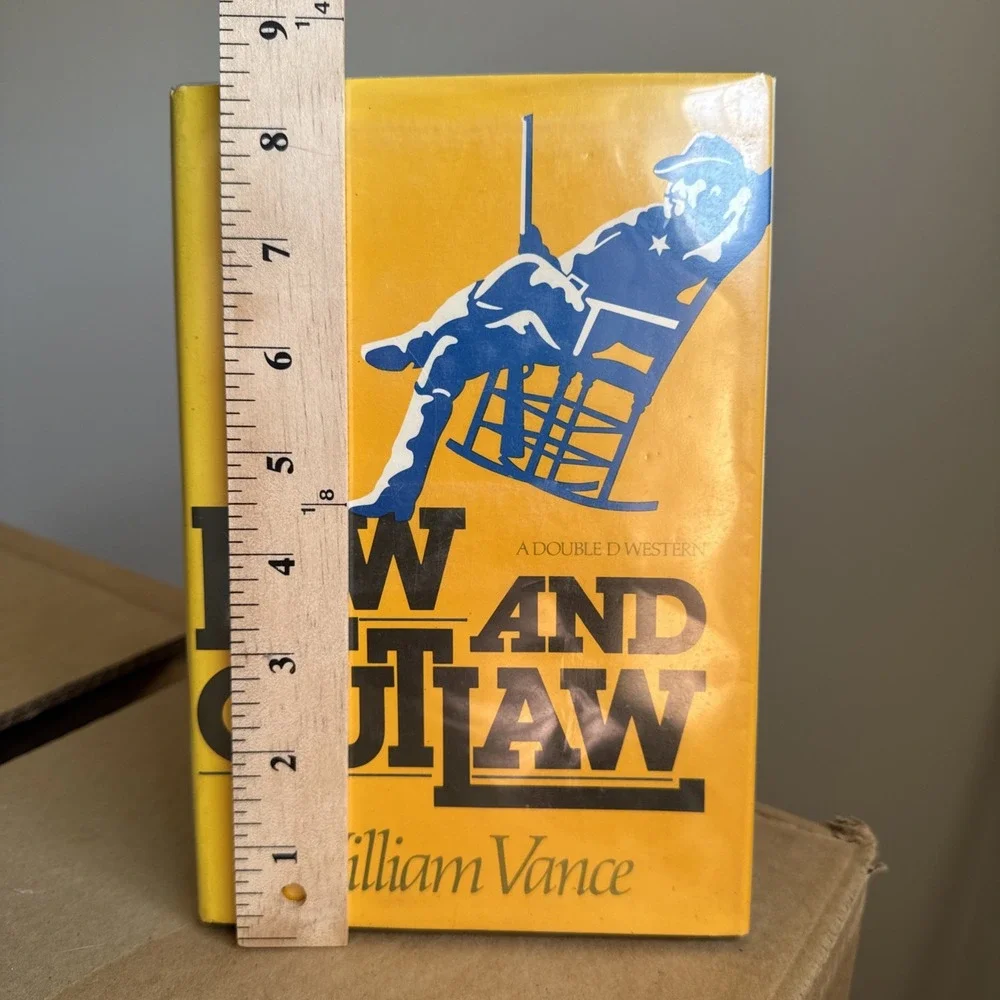 1982 HC First‎ Ed Law And Outlaw A Double D Western William Vance Hardcover